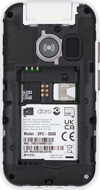 Slide the memory card into the memory card holder.