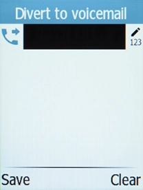 Key in +447836121121 and press the Left selection key.