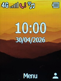 The missed calls icon shows that you have one or more missed calls.