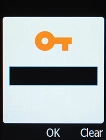 Key in +447785016005 and press the OK key.