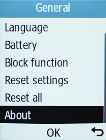 Select About.