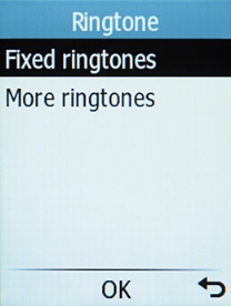 Select Fixed ringtones.