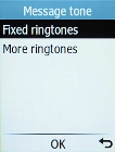Select Fixed ringtones.
