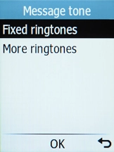 Select Fixed ringtones.