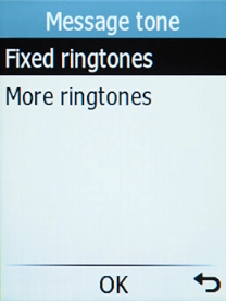 Select Fixed ringtones.