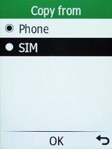Select SIM.