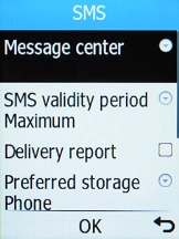 Select Message center.
