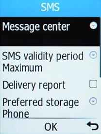 Select Message center.