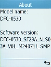 Your phone's software version is displayed below Software version.