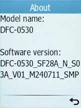 Your phone's software version is displayed below Software version.