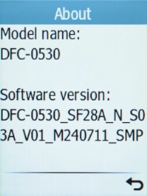 Your phone's software version is displayed below Software version.