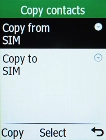 Select Copy to.