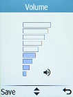 Use Navigation key up and Navigation key down to adjust the ring volume.