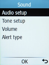 Select Tone setup.