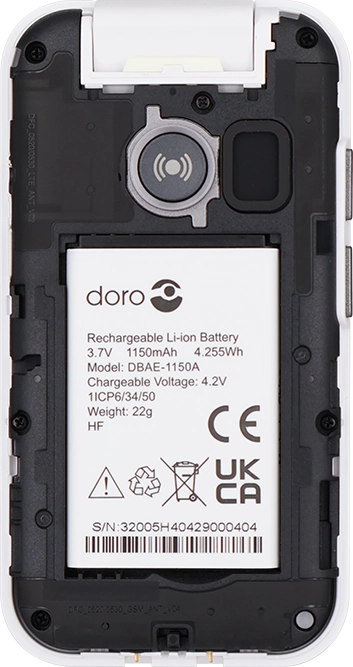Take hold of the bottom of the battery and remove it.