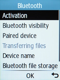 Select Bluetooth visibility.