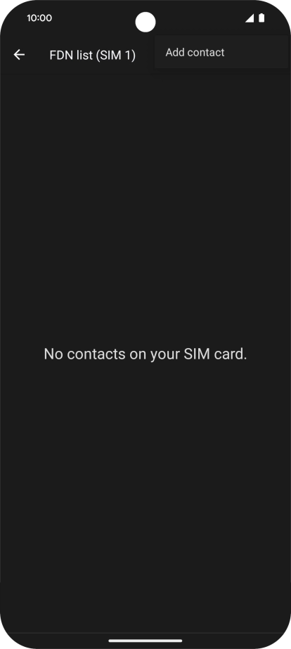 Press Add contact. Press Add contact.