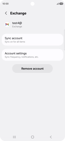 Press Remove account. Press Remove account.