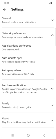 Press Auto-update apps. Press Auto-update apps.