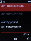 Key in +447785016005 and press the Navigation key.