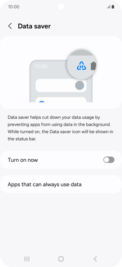Press the indicator next to Press the indicator next to