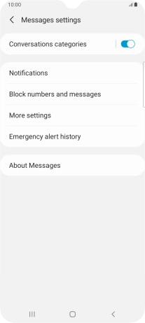 Press More settings. Press More settings.