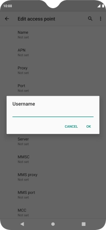 Key in wap and press OK. Key in wap and press OK.