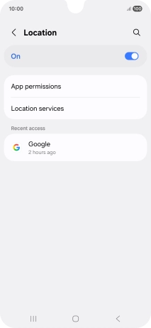 Press App permissions. Press App permissions.