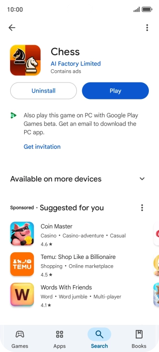 Slide your finger upwards starting from the bottom of the screen to return to the home screen.