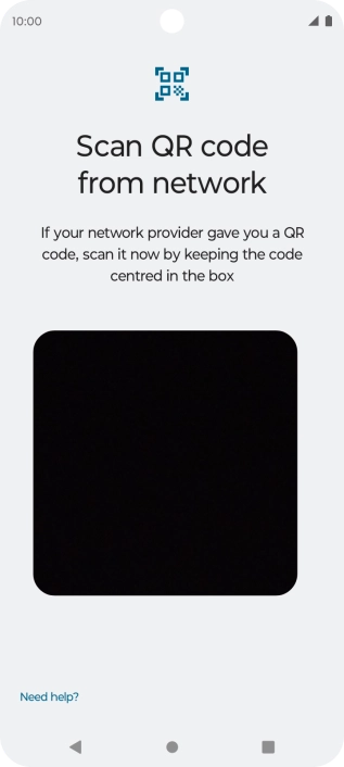 Place the QR code you've received inside the phone camera frame to scan the code. Your eSIM is transferred to your new phone over the internet. Place the QR code you've received inside the phone camera frame to scan the code. Your eSIM is transferred to your new phone over the internet.
