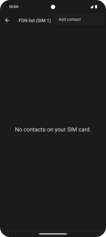 Press Add contact. Press Add contact.