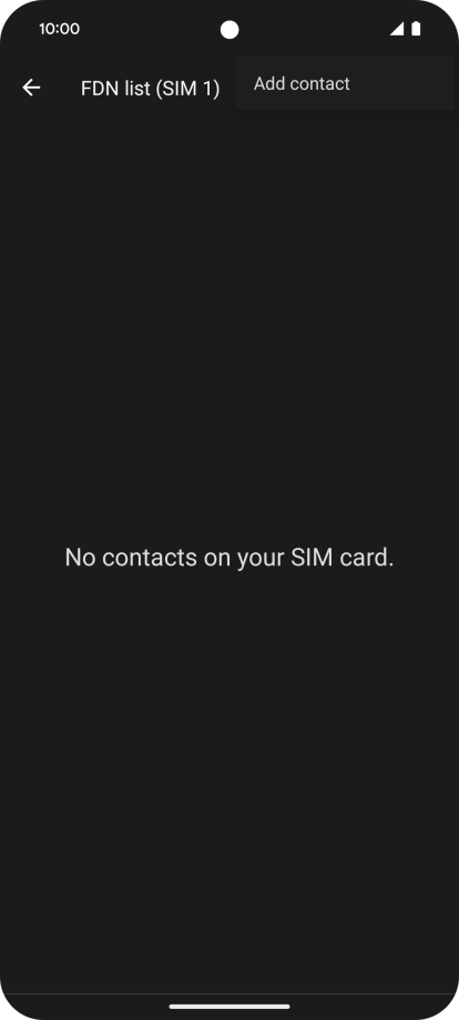 Press Add contact. Press Add contact.
