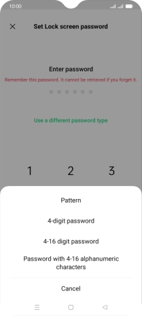 Press the required phone lock code and follow the instructions on the screen to create an additional phone lock code. Press the required phone lock code and follow the instructions on the screen to create an additional phone lock code.