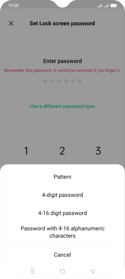 Press the required phone lock code and follow the instructions on the screen to create an additional phone lock code. Press the required phone lock code and follow the instructions on the screen to create an additional phone lock code.