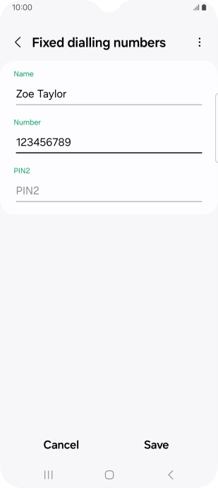 Press PIN2 and key in your PIN2. The default PIN2 is 1111. Press PIN2 and key in your PIN2. The default PIN2 is 1111.