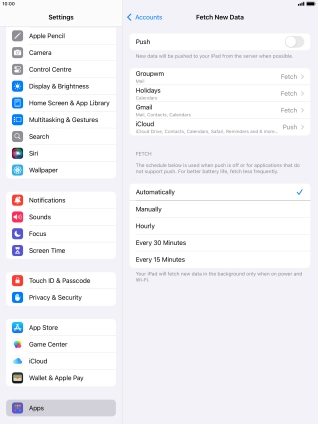 If you turn off the function, press the required setting. If you turn off the function, press the required setting.
