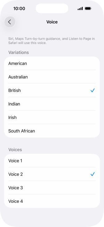 Press the required accent. Press the required accent.