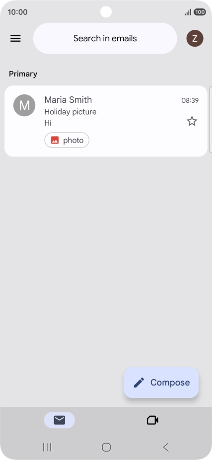 Press the menu icon. Press the menu icon.