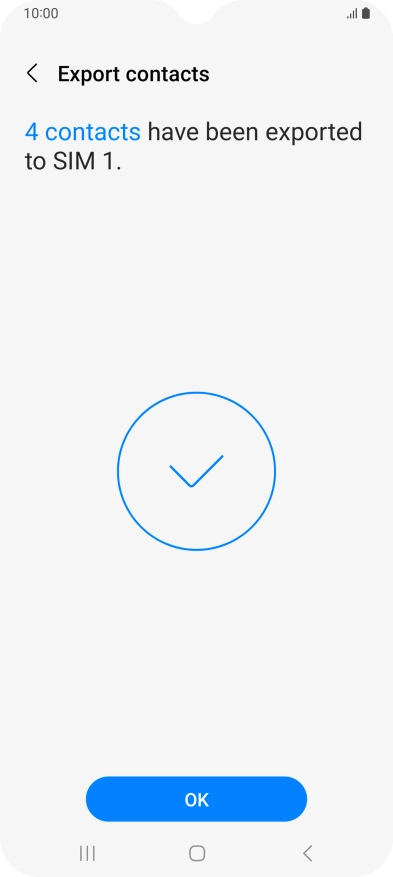 Press OK. Press OK.