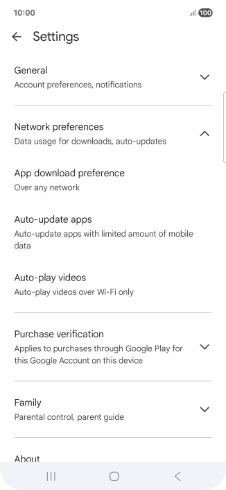 Press Auto-update apps. Press Auto-update apps.