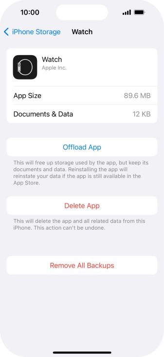 Press Offload App.