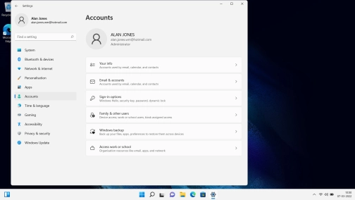Click Windows backup. Click Windows backup.
