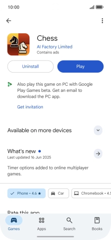 Press Uninstall.