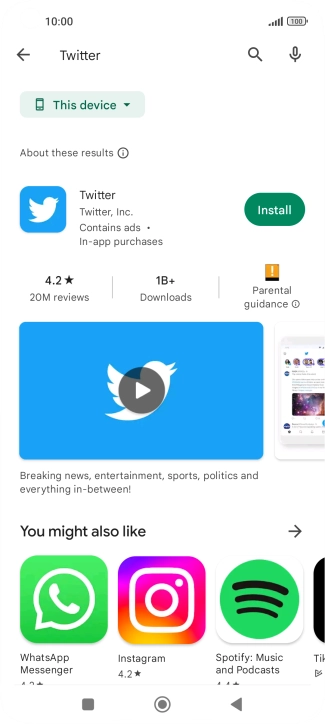 Press Twitter.
