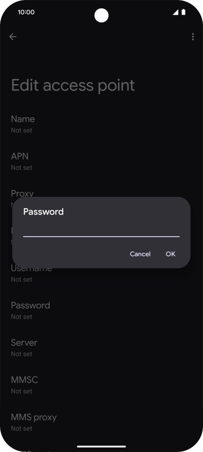 Key in wap and press OK.
