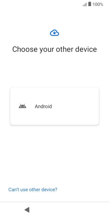 Press Android.