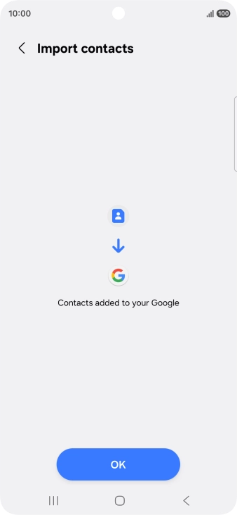 Press OK. Press OK.