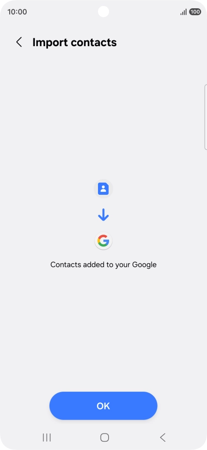 Press OK. Press OK.