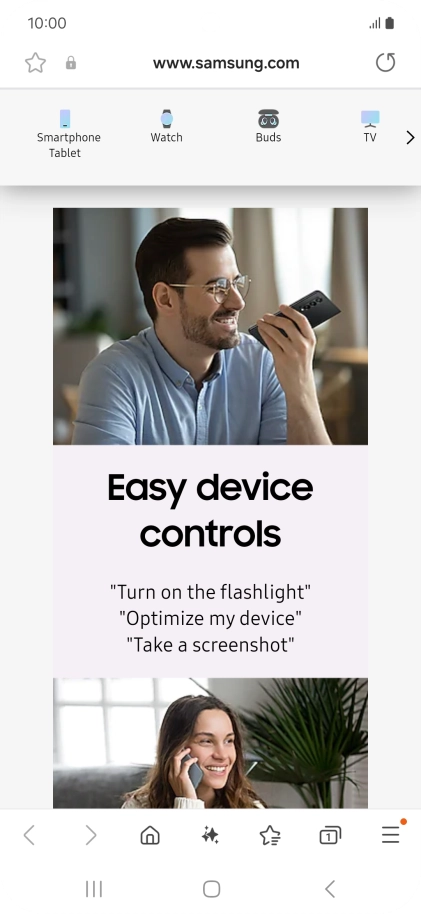 Press the Home key to return to the home screen. Press the Home key to return to the home screen.