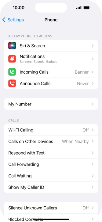 Press Wi-Fi Calling. Press Wi-Fi Calling.